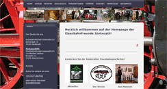 Desktop Screenshot of eisenbahnmuseum-juenkerath.de